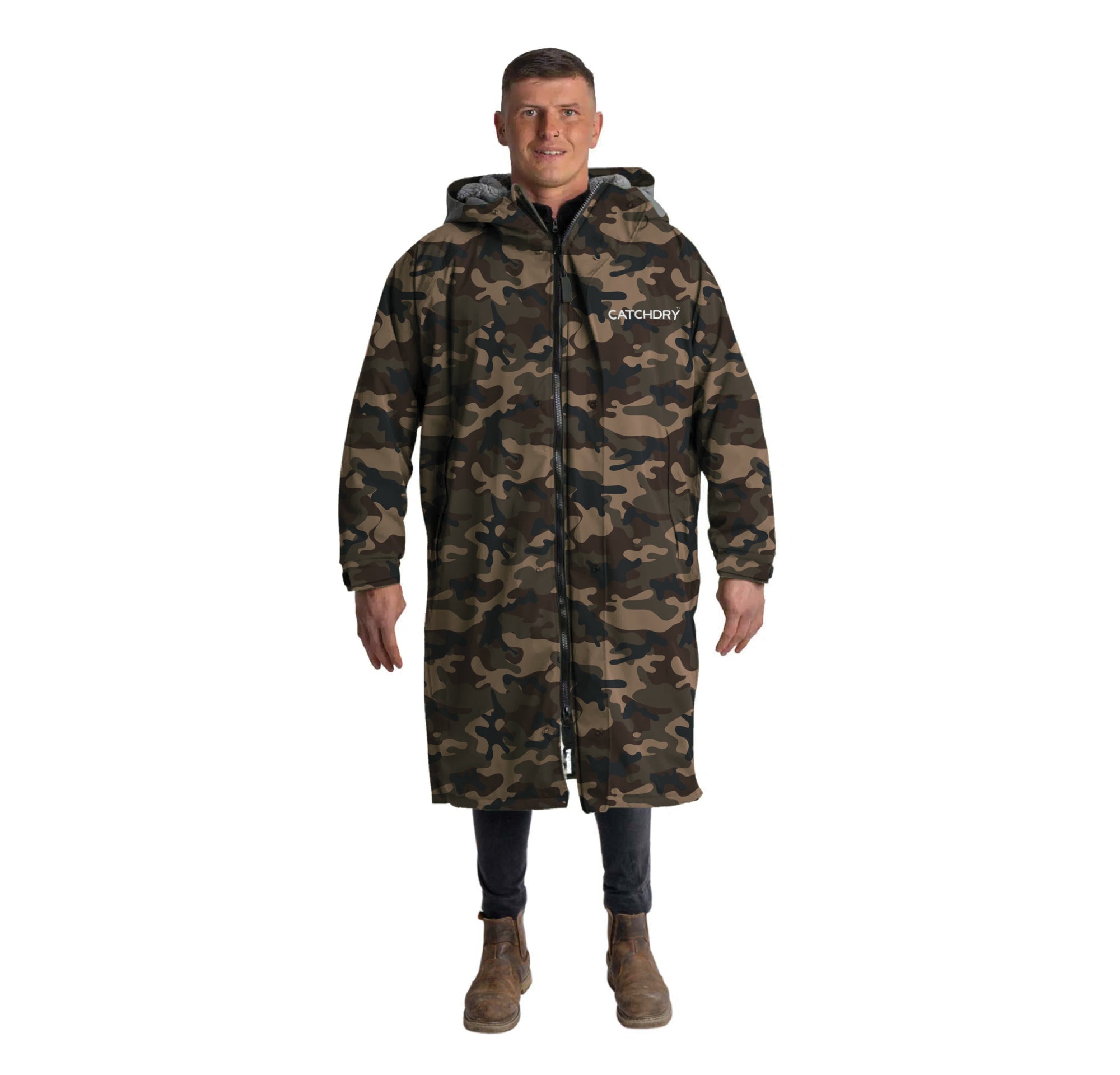 Catchdry Lite Coat - Mesh Lined Waterproof Fishing Coat