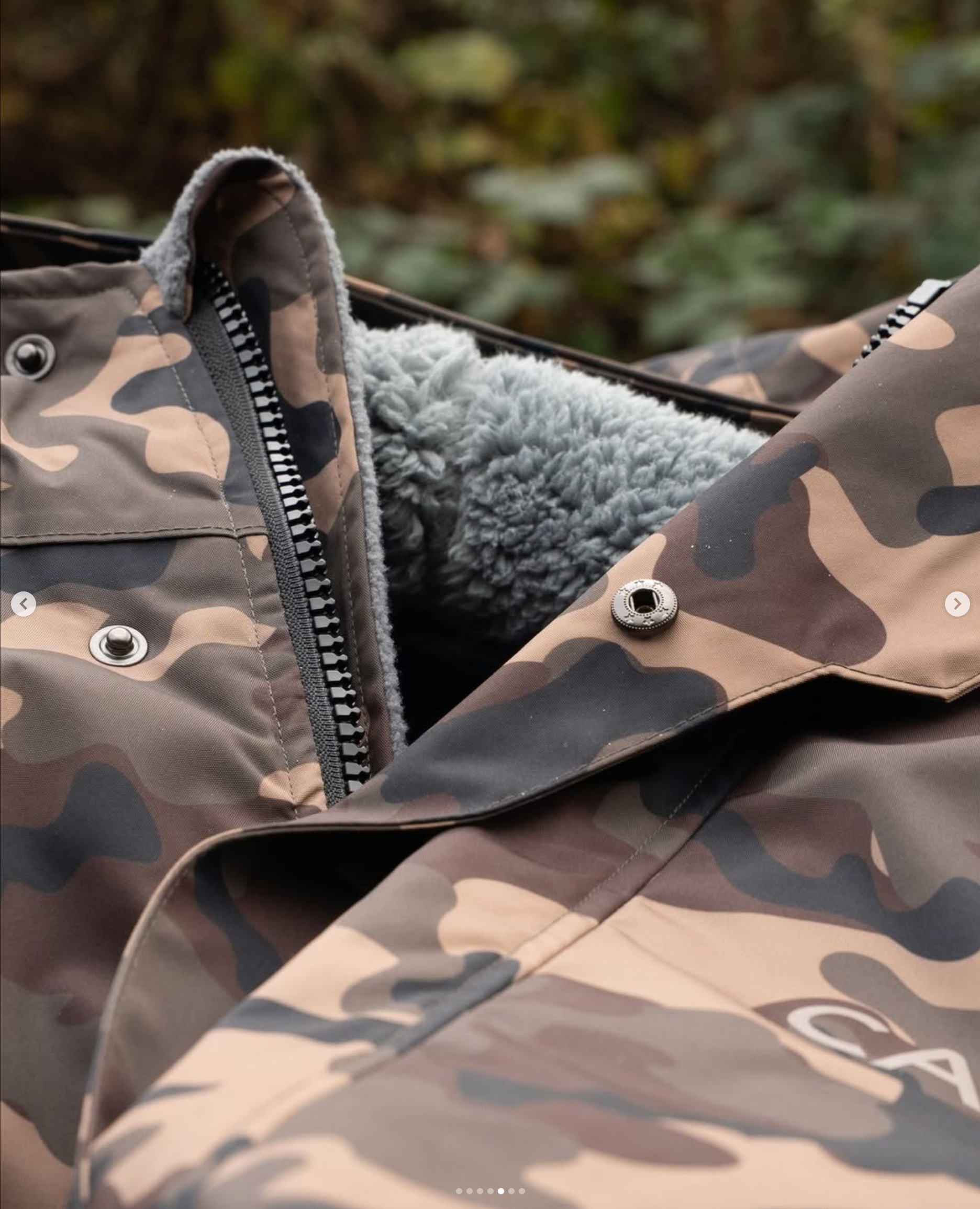 Catchdry Pro Coat - Fleece Lined Waterproof Fishing Coat