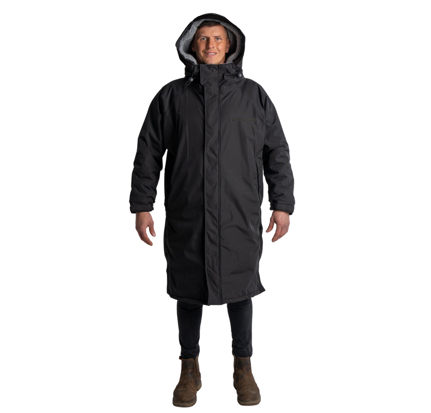 Catchdry Pro Coat - Fleece Lined Waterproof Fishing Coat