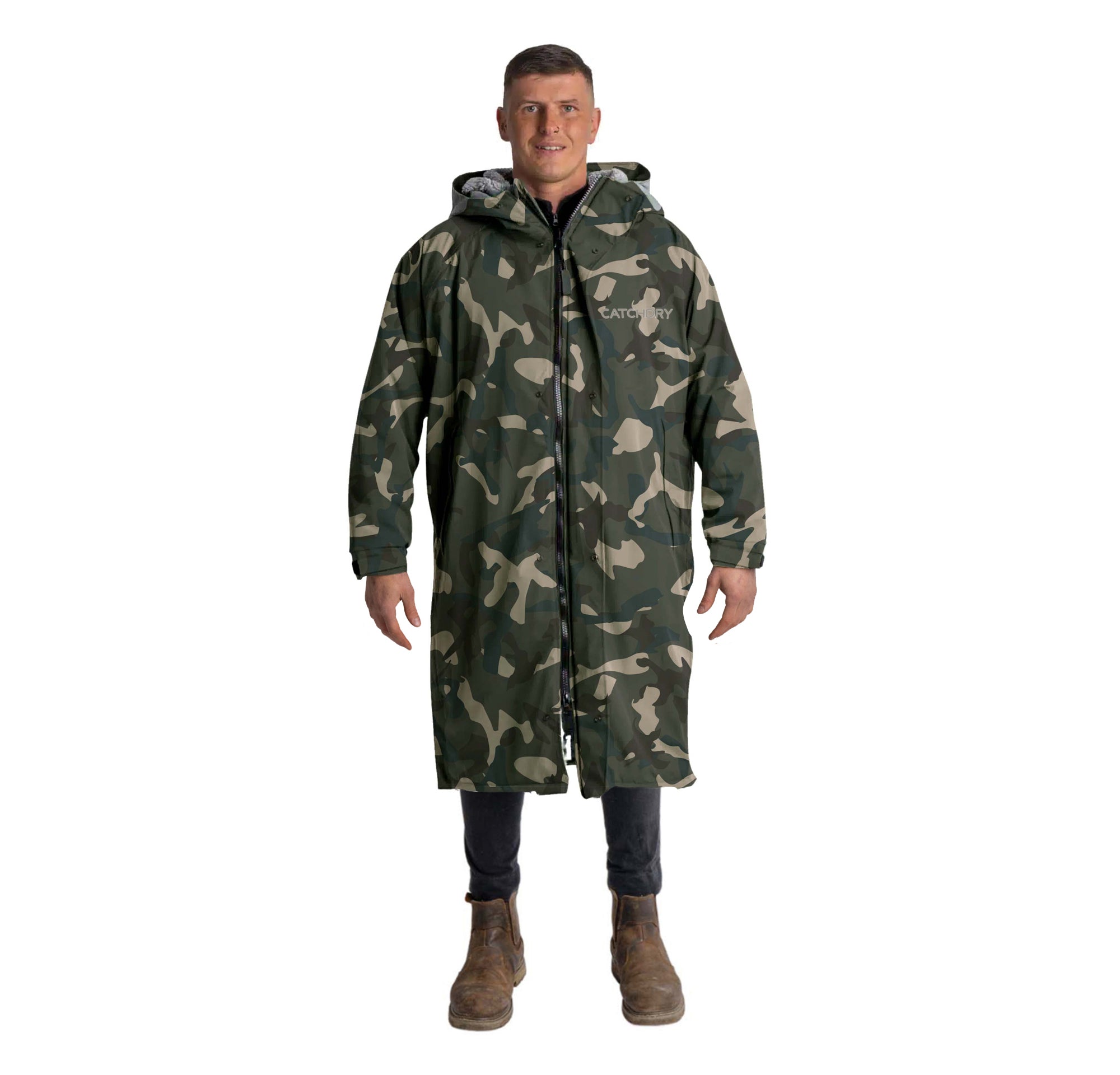 Catchdry Pro Coat - Fleece Lined Waterproof Fishing Coat