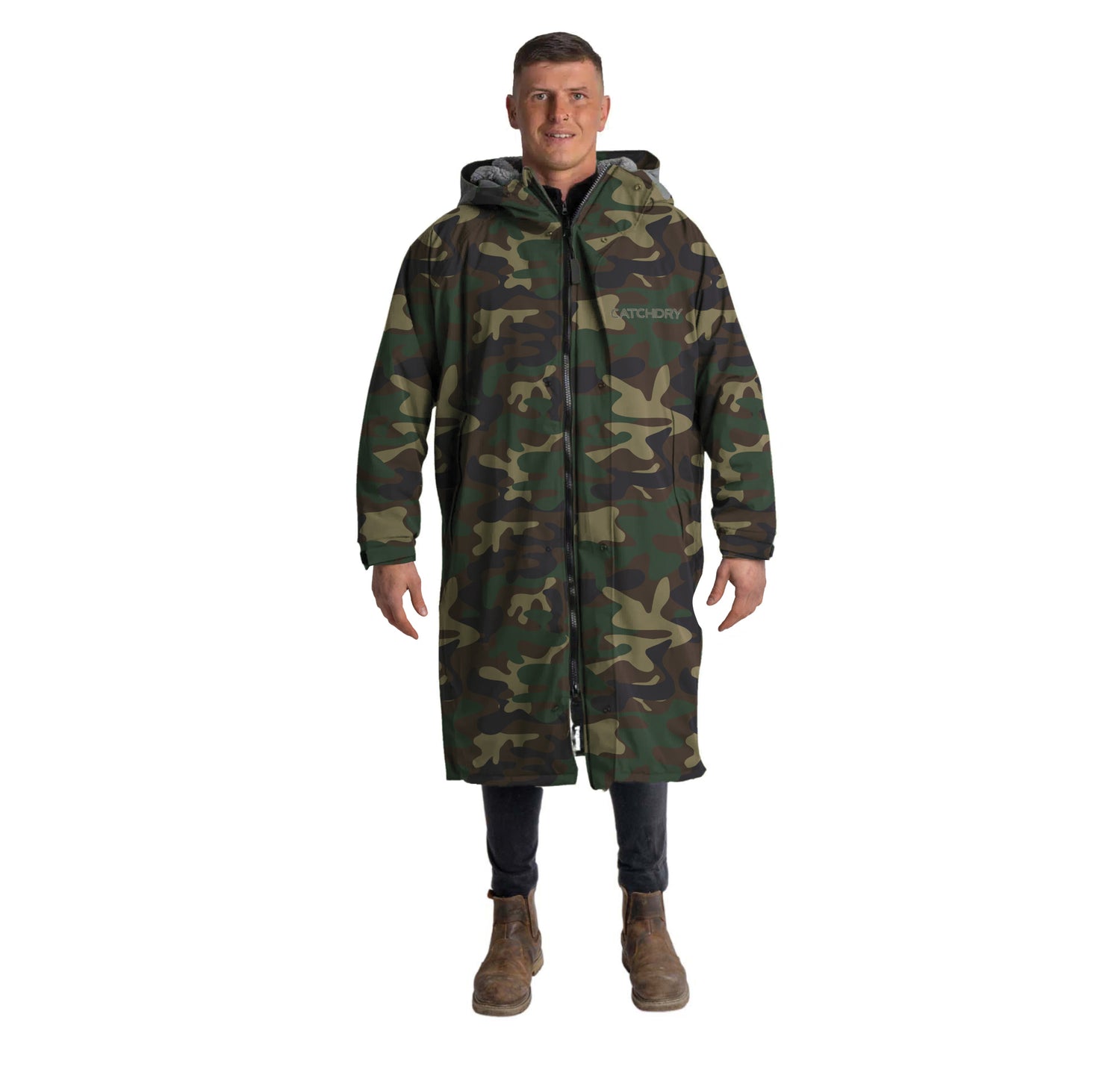 Catchdry Pro Coat - Fleece Lined Waterproof Fishing Coat