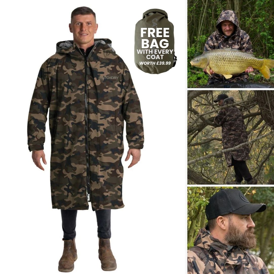 Catchdry Pro Coat - Fleece Lined Waterproof Fishing Coat