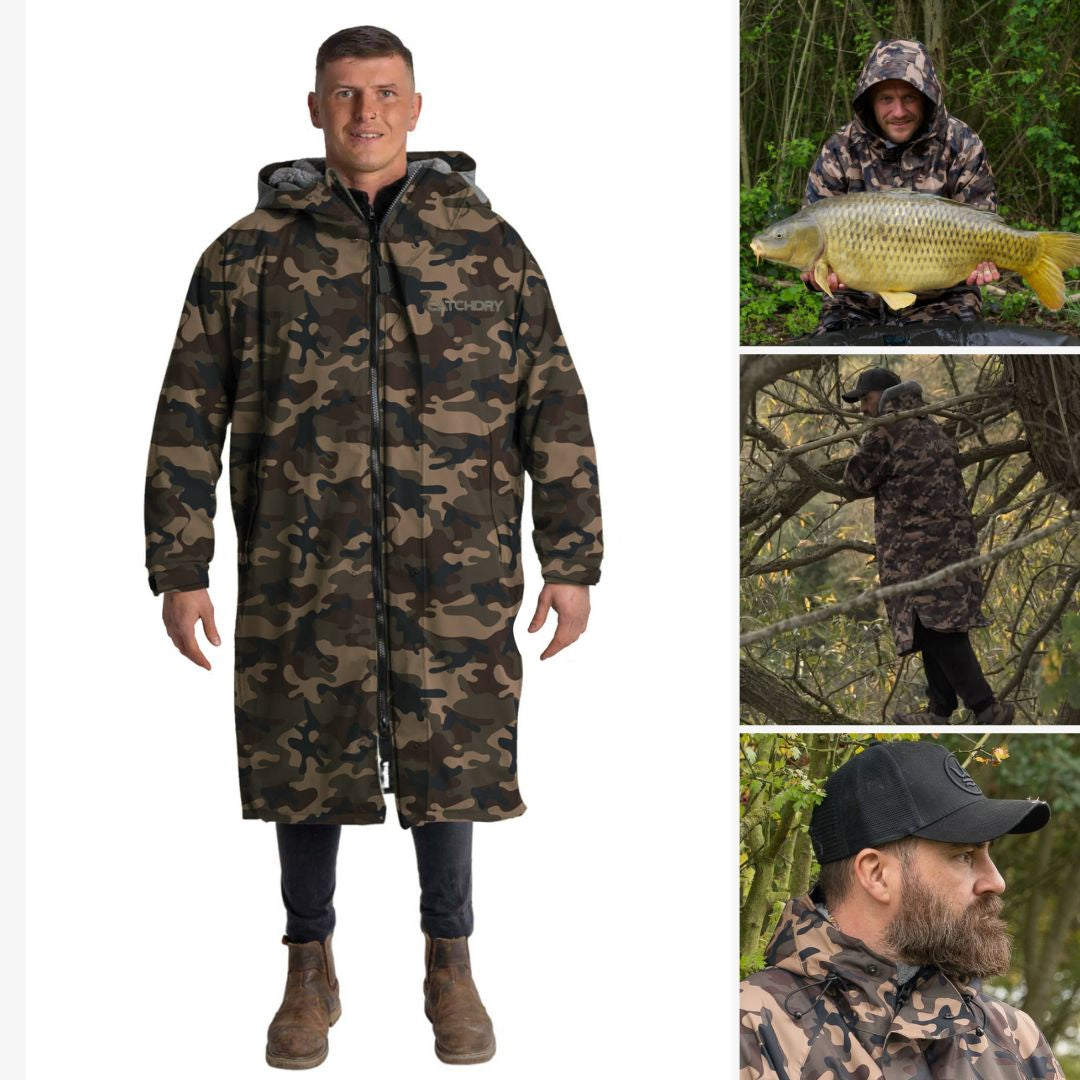 Catchdry Pro Coat - Fleece Lined Waterproof Fishing Coat