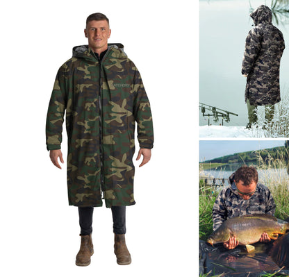 Catchdry Pro Coat - Fleece Lined Waterproof Fishing Coat