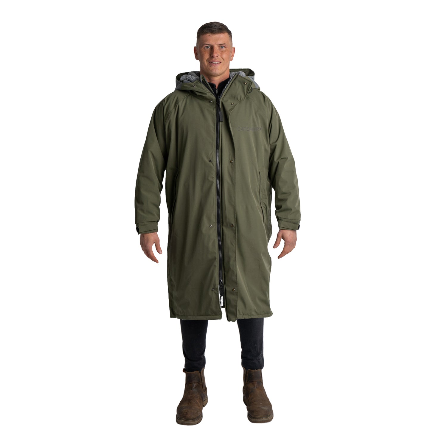 Catchdry Pro Coat - Fleece Lined Waterproof Fishing Coat