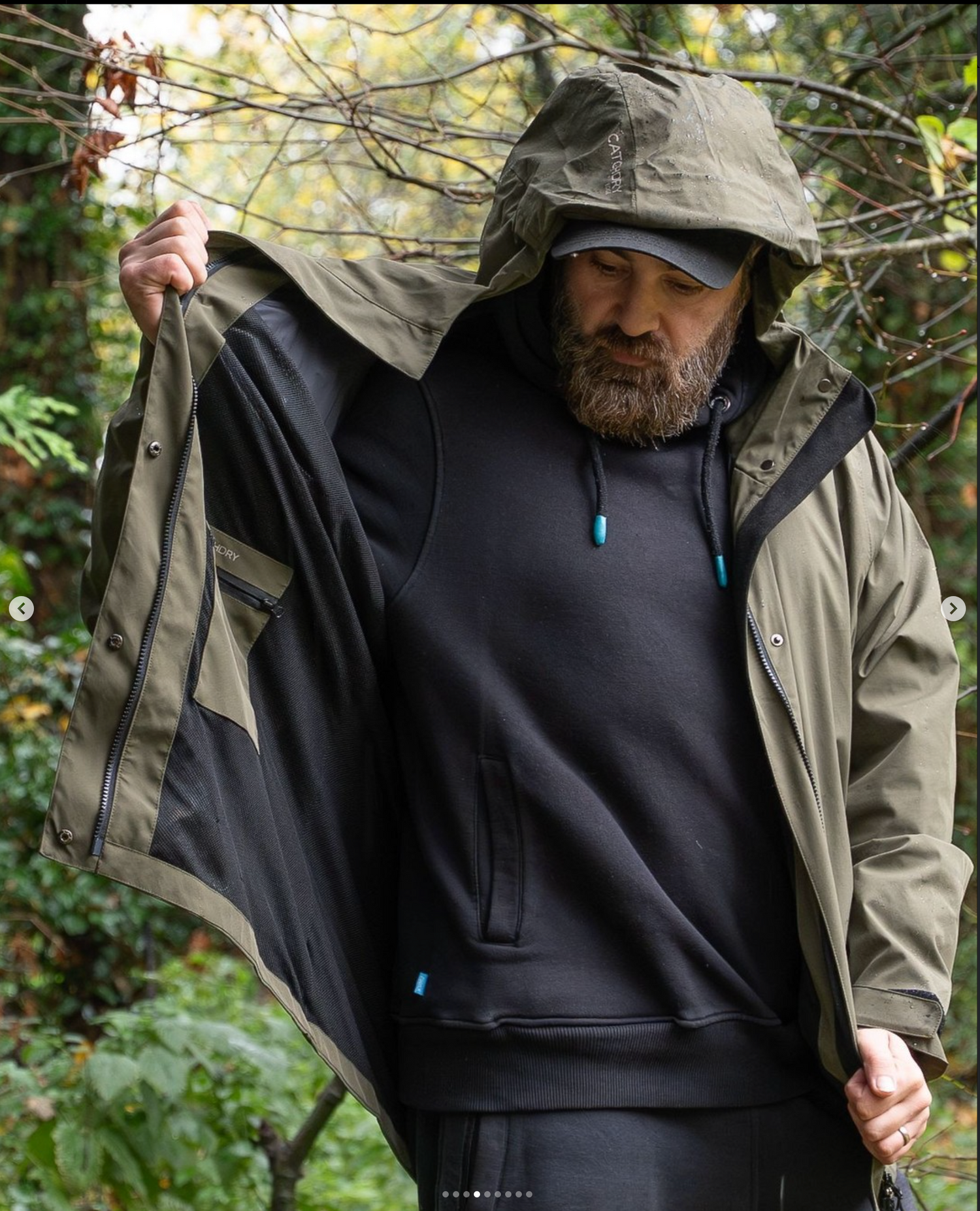 Catchdry Edge - Mesh Lined Waterproof Fishing Jacket